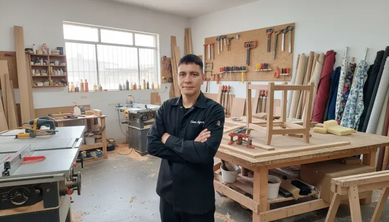 César Agusto García - Tapicería y Fabricación