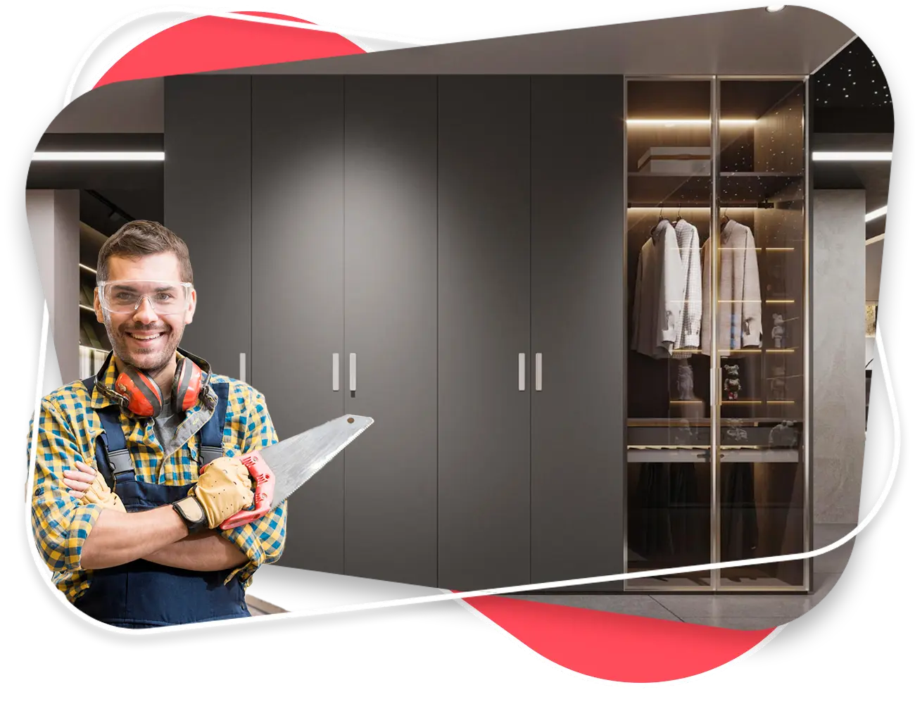 Closets modernos a medida en Ibagué