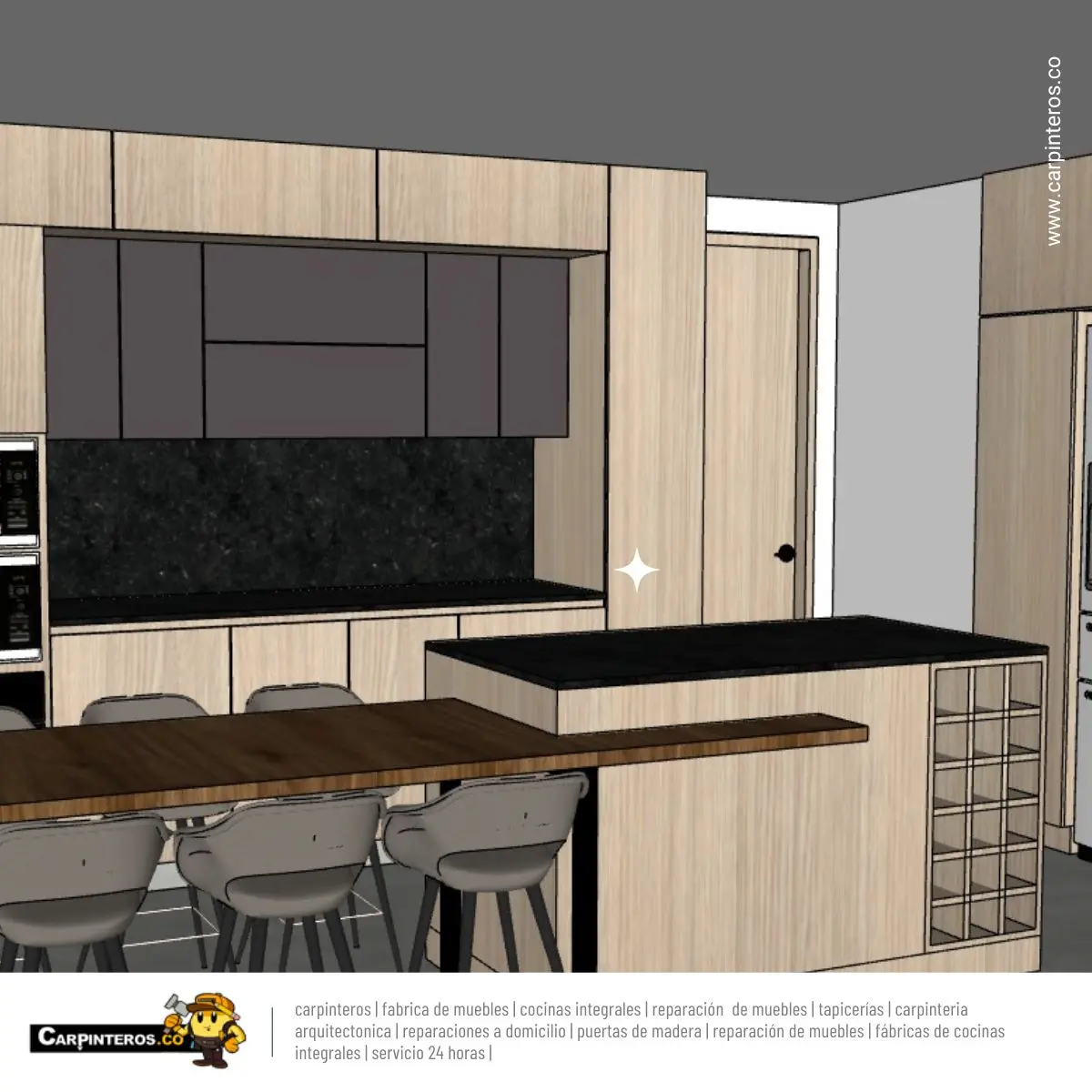 Proyecto de carpintería - cocinas