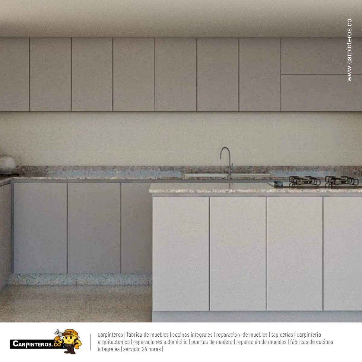 Proyecto de carpintería - cocinas