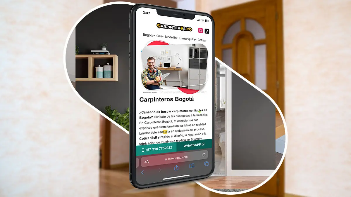 Arreglo de puertas de madera en Bogotá en Bogotá