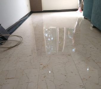 Pulido de piso de marmol
