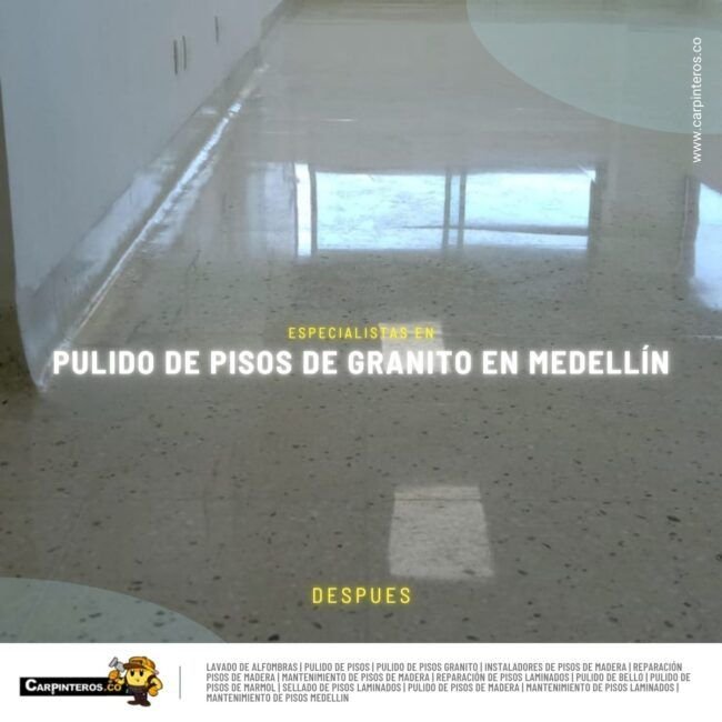 Pulido de pisos de granito Medellin 2 1