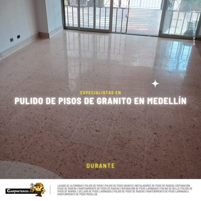 Pulido de pisos de granito Medellin 2