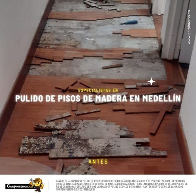 Pulido de pisos de madera Medellin 1 1