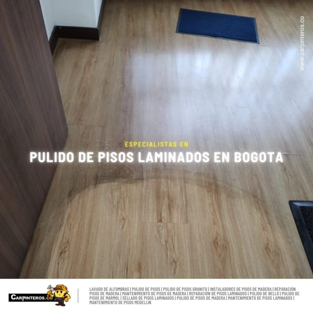 Pulido de pisos laminados claro Bogota