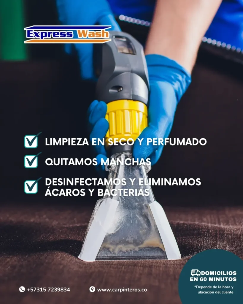 Servicio de lavado de muebles
