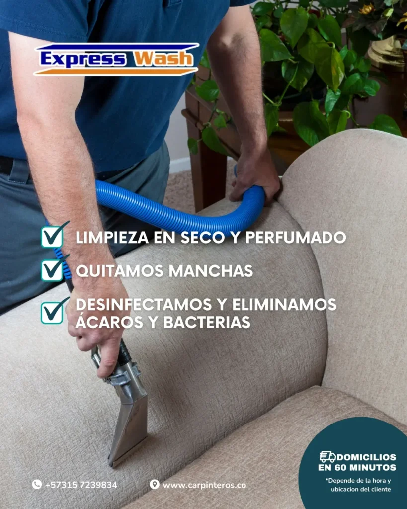 Lavado y desinfección de muebles