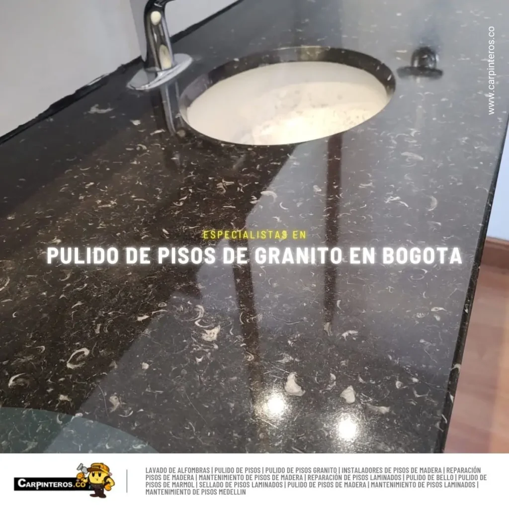 Pulido de mesones de mármol