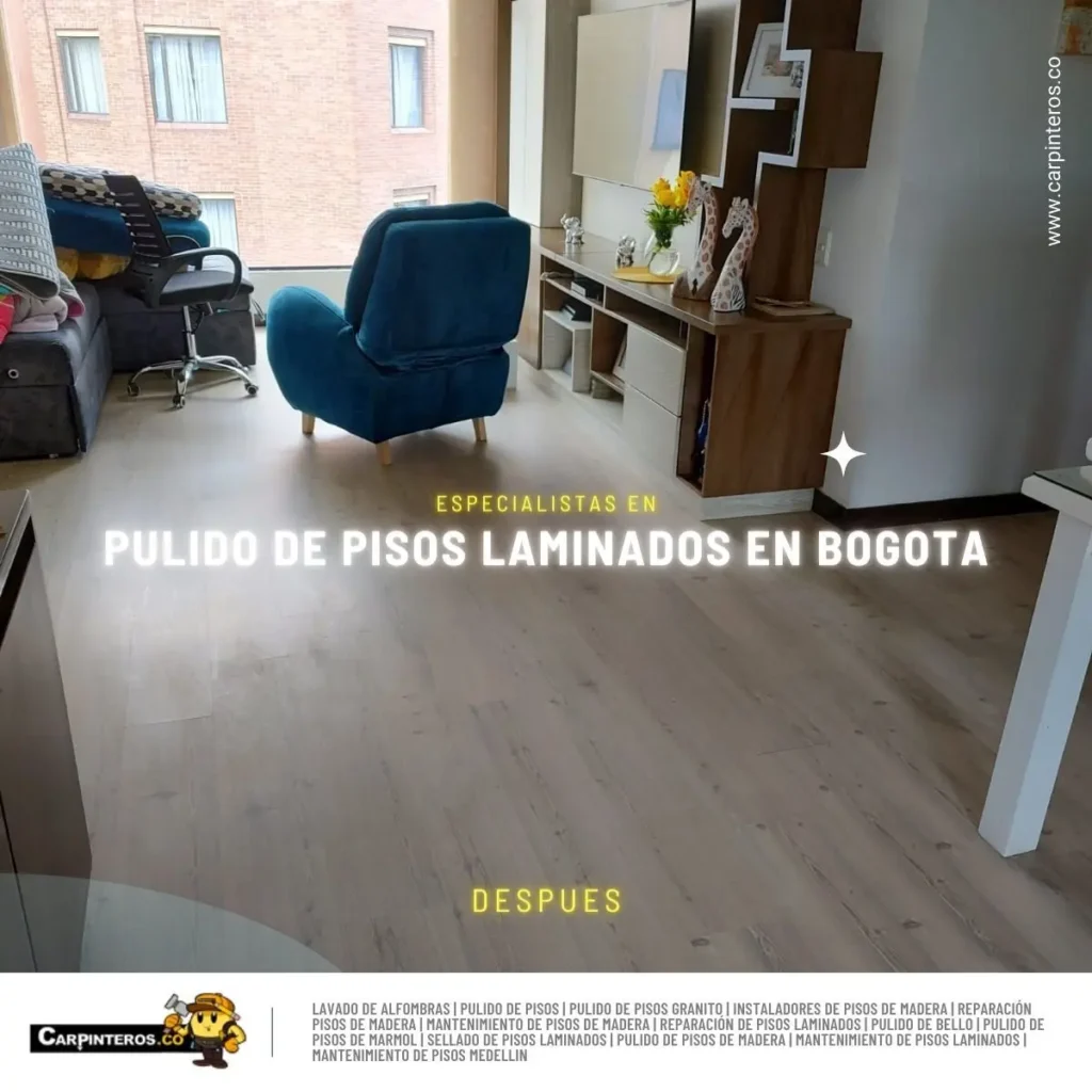 Pulido y brillo para pisos laminados