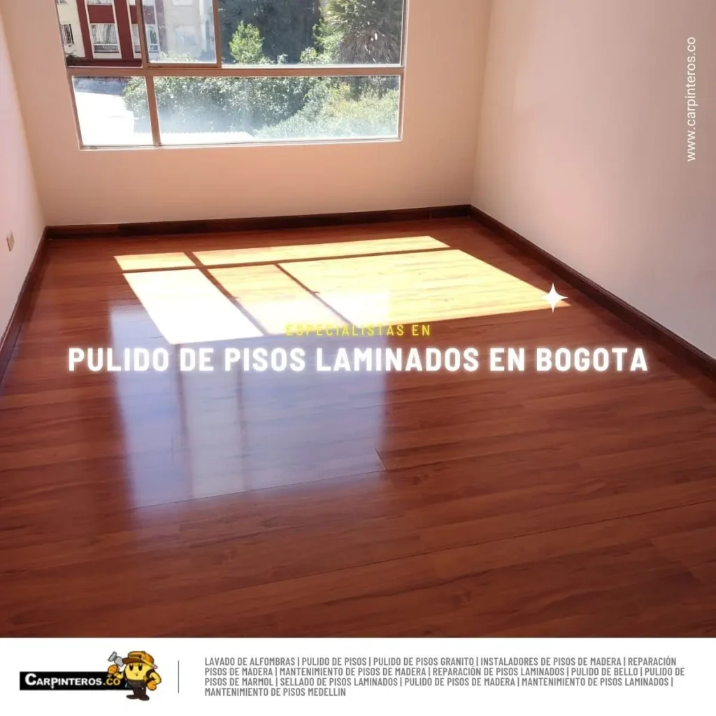 Servicio de pulido de pisos laminados