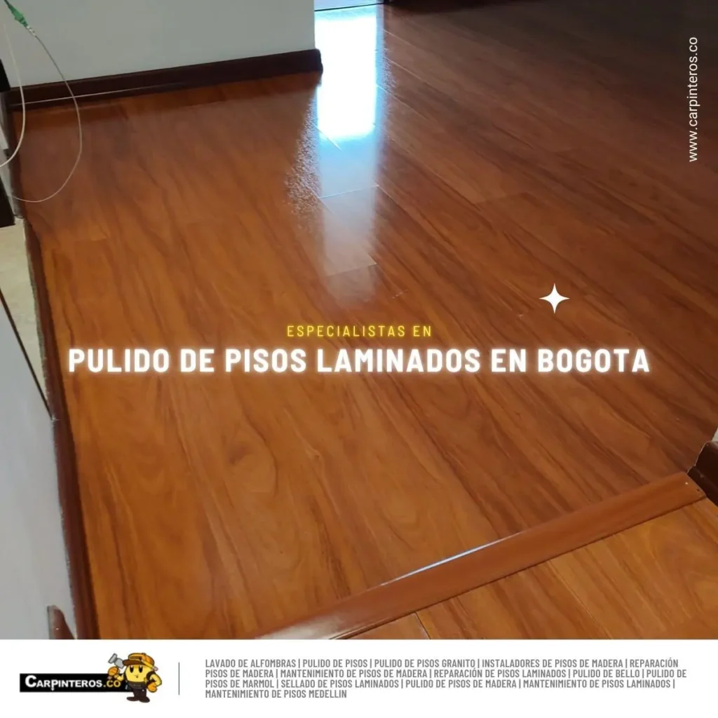 Tratamiento profesional de pisos laminados